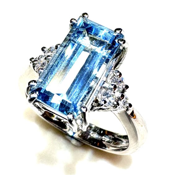 Ringe Ititoli Dame Acquamarina in Weißgold Acquamarina 2.91 Ct AD1161#BLA - AD1161#BLA